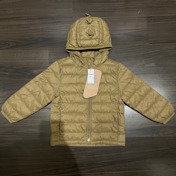 Brand new size 4T or 5T Gap kids dinosaur Primaloft lightweight puffer jacket - Picture 4 of 8